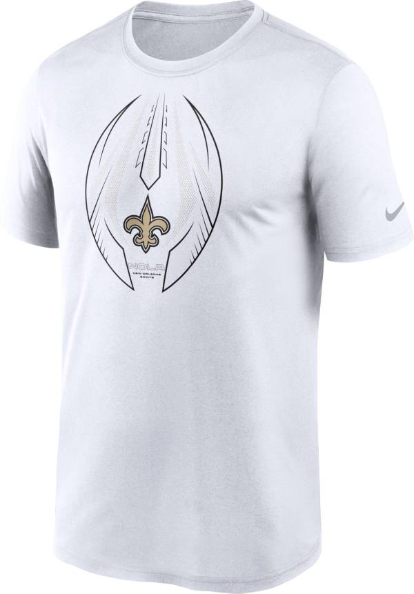 Nike Men's New Orleans Saints Legend Icon White Performance T-Shirt