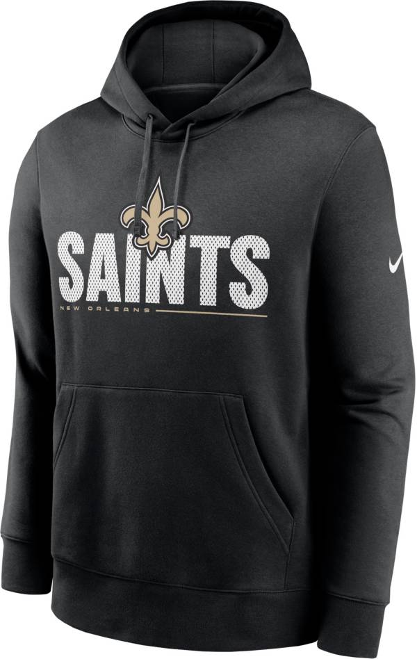 Nike Men's New Orleans Saints Impact Club Black Hoodie