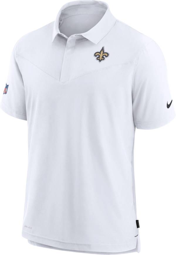 Nike Men's New Orleans Saints Sideline Coaches White Polo