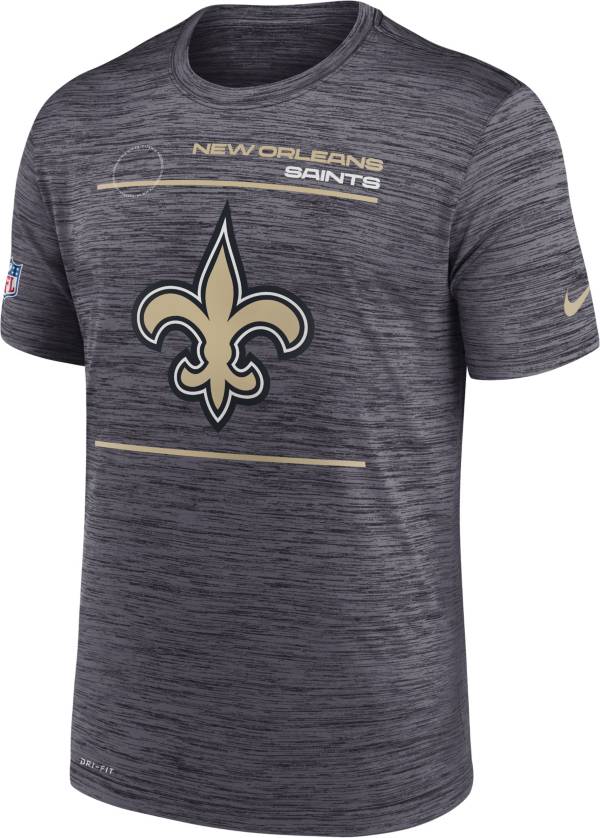 Nike Men's New Orleans Saints Sideline Legend Velocity Black Performance T-Shirt