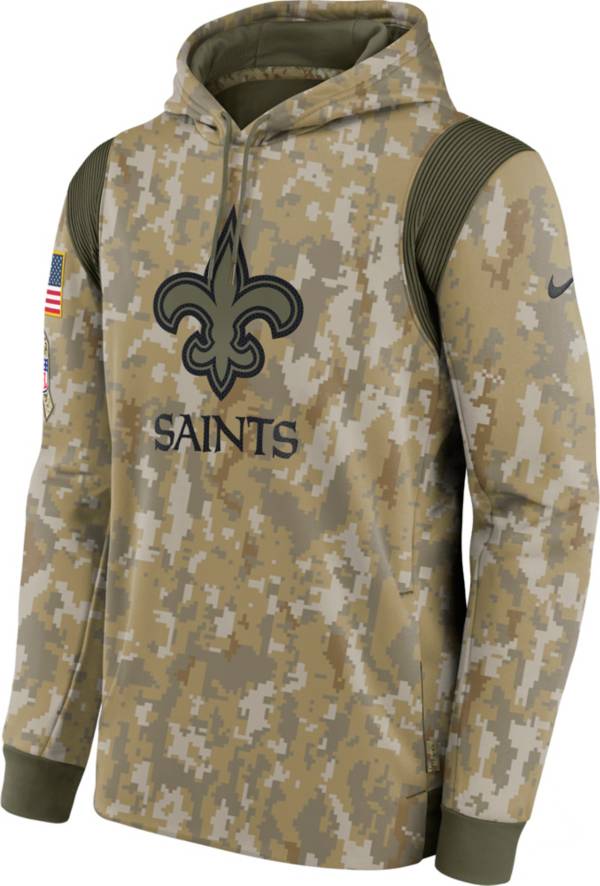 Nike Men's New Orleans Saints Salute to Service Camouflage Hoodie