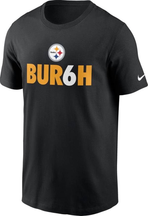 Nike Men's Pittsburgh Steelers Bur6h Black T-Shirt