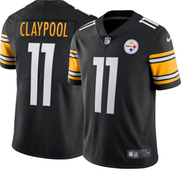 Nike Men's Pittsburgh Steelers Chase Claypool #11 Black Alternate Limited Jersey