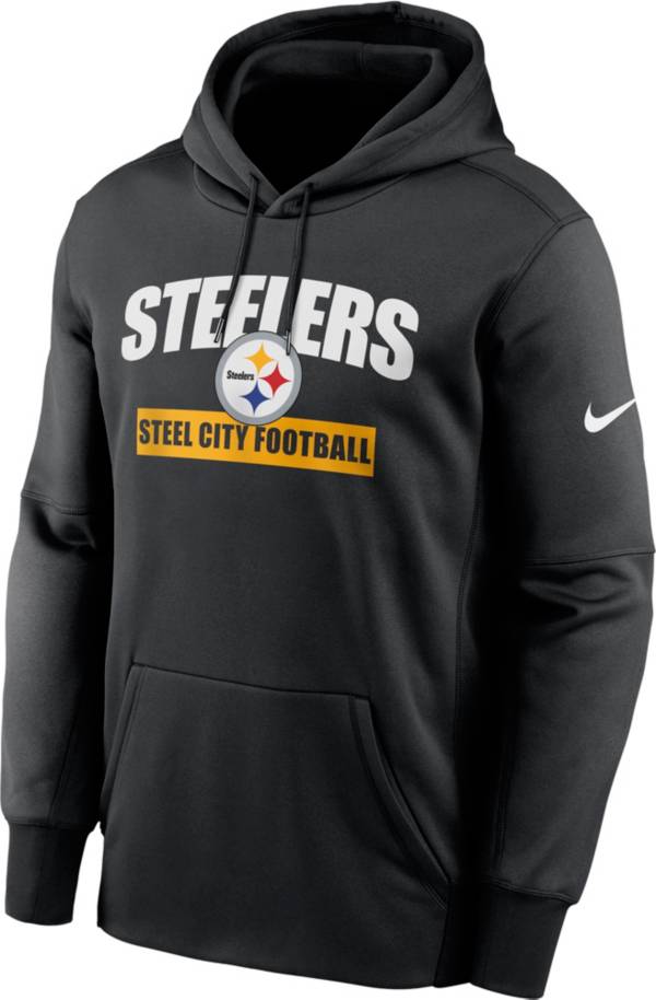 Nike Men's Pittsburgh Steelers Hometown Black Therma-FIT Hoodie