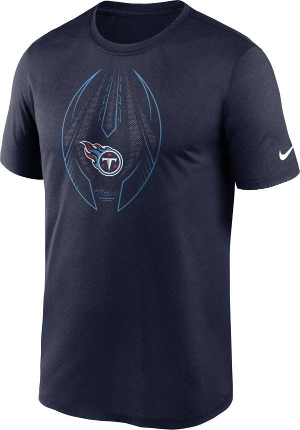 Nike Men's Tennessee Titans Legend Icon Navy Performance T-Shirt