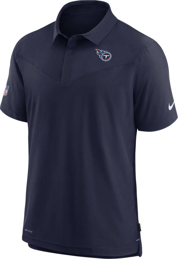 Nike Men's Tennessee Titans Sideline Coaches Navy Polo