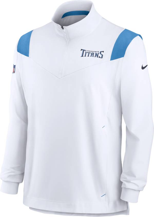 Nike Men's Tennessee Titans Coaches Sideline Long Sleeve White Jacket