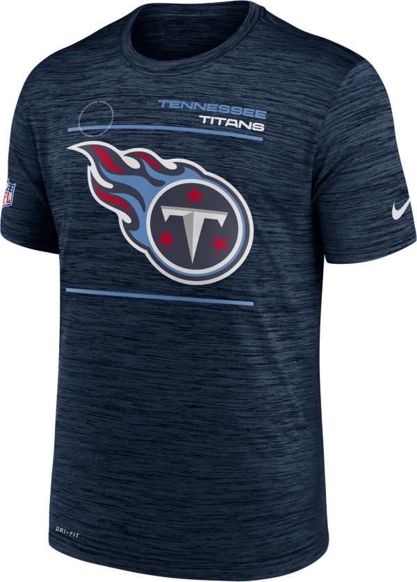 Nike Men's Tennessee Titans Sideline Legend Velocity Navy Performance T-Shirt