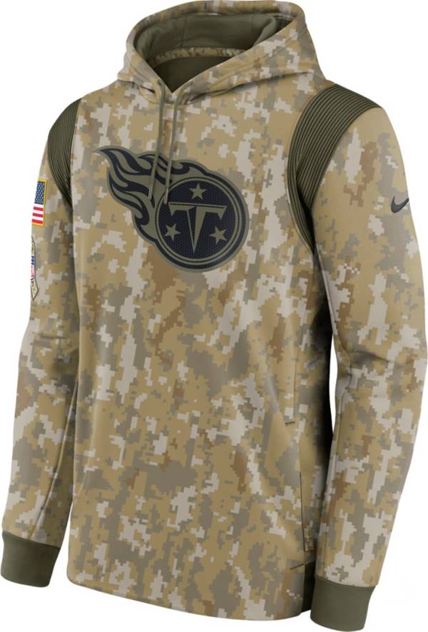 Nike Men's Tennessee Titans Salute to Service Camouflage Hoodie