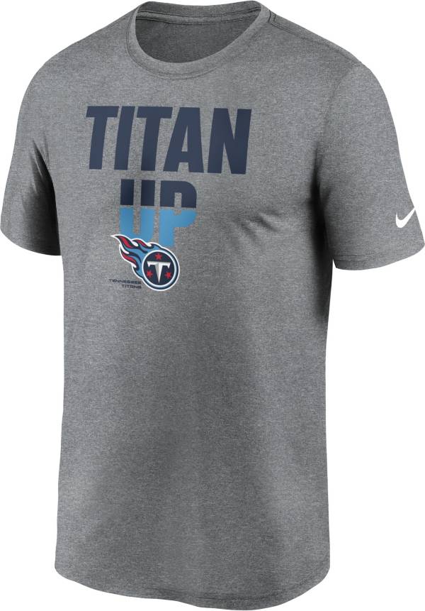 Nike Men's Tennessee Titans 'Titan Up' Legend Grey T-Shirt