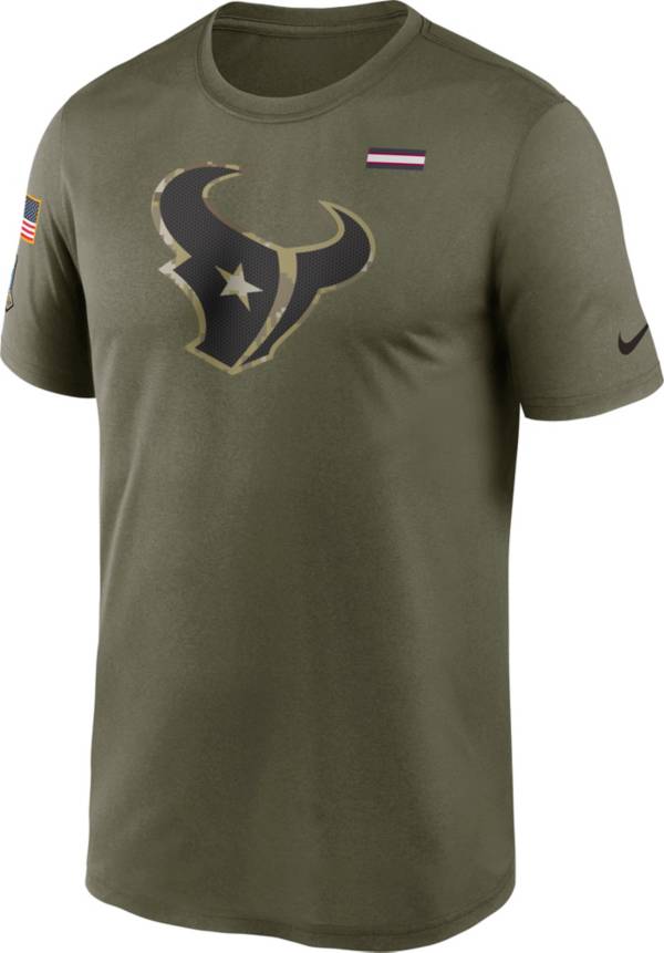 Nike Men's Houston Texans Salute to Service Olive Legend T-Shirt