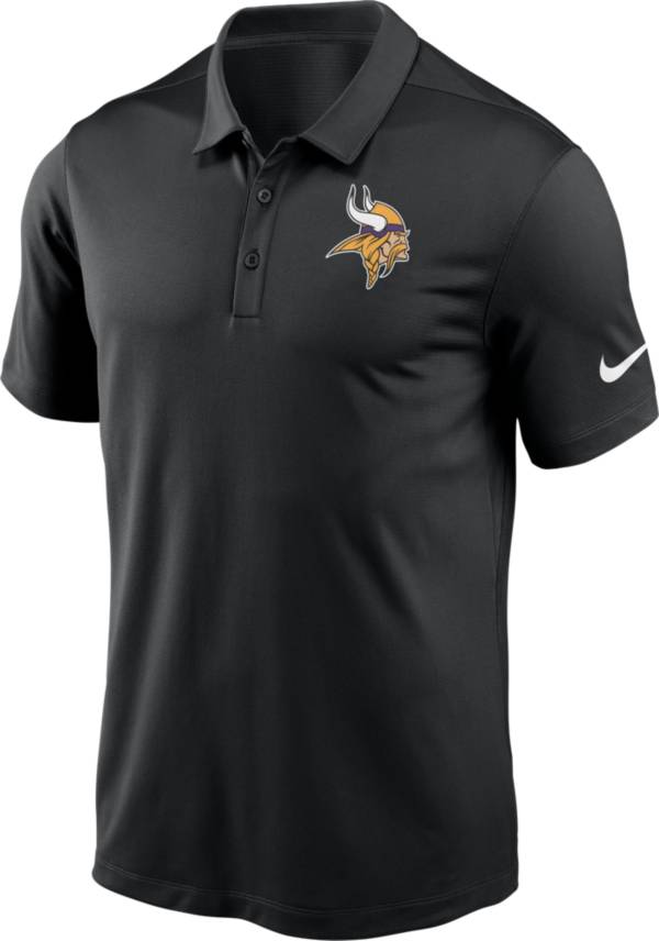 Nike Men's Minnesota Vikings Franchise Black Polo