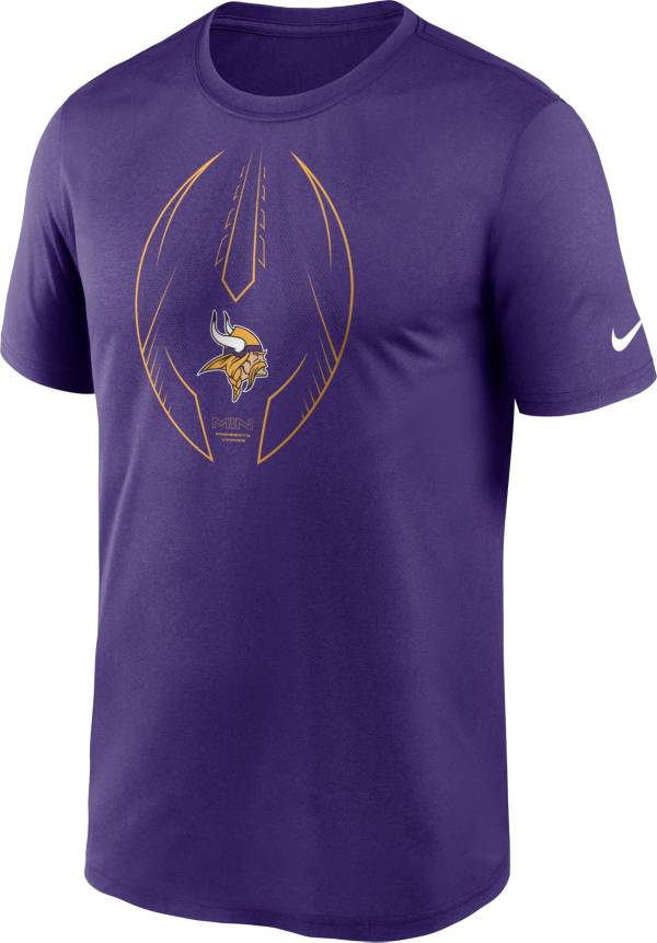Nike Men's Minnesota Vikings Legend Icon Purple Performance T-Shirt