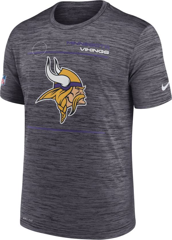 Nike Men's Minnesota Vikings Sideline Legend Velocity Black Performance T-Shirt