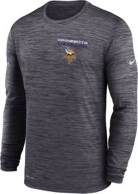 شجرة صباح الخير Nike Men's Minnesota Vikings Sideline Legend Velocity Black Long Sleeve  T-Shirt شجرة صباح الخير