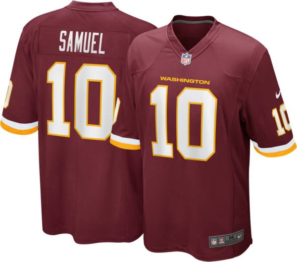 Nike Men's Washington Football Team Curtis Samuel #10 Red Game Jersey