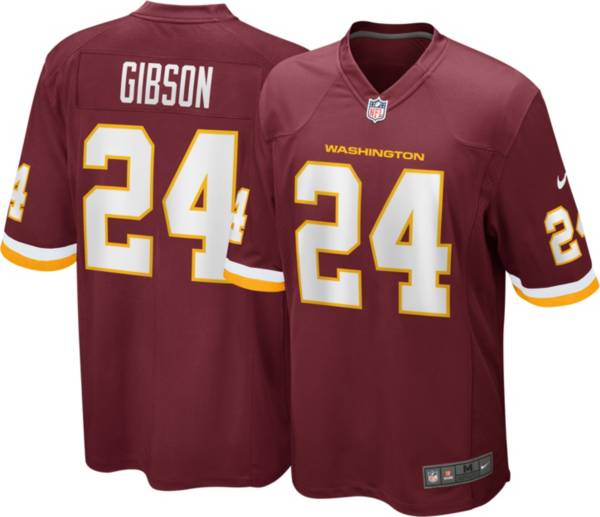 Nike Men's Washington Football Team Antonio Gibson #24 Red Game Jersey