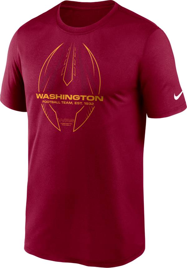 Nike Men's Washington Football Team Legend Icon Red Performance T-Shirt