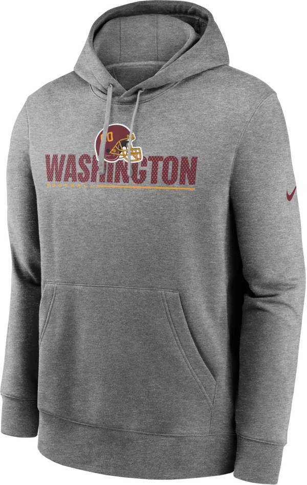 Nike Men's Washington Football Team Impact Club Grey Hoodie