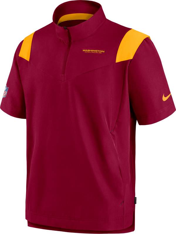 Nike Men's Washington Football Team Coaches Sideline Short Sleeve Red Jacket product image