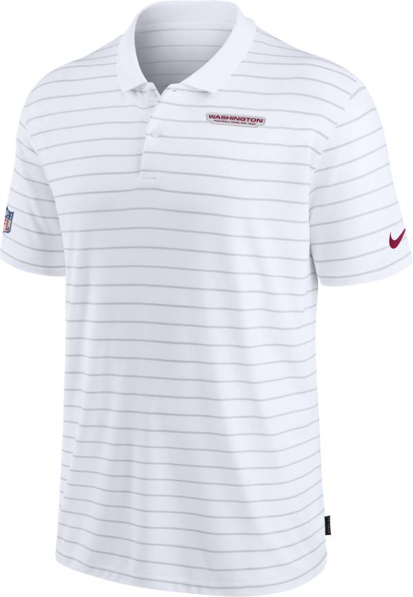 Nike Men's Washington Football Team Sideline Early Season White Performance Polo