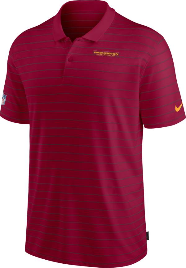 Nike Men's Washington Football Team Sideline Early Season Red Performance Polo