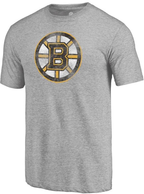 NHL Boston Bruins Core Grey Tri-Blend T-Shirt