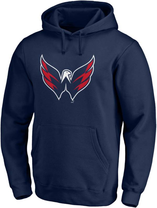 NHL Washington Capitals Logo Navy Pullover Hoodie