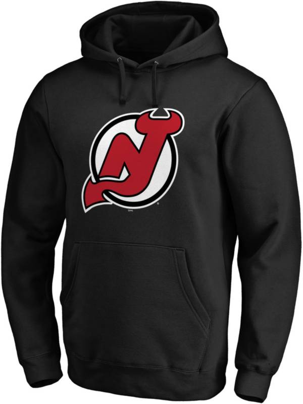 NHL New Jersey Devils Logo Black Pullover Hoodie