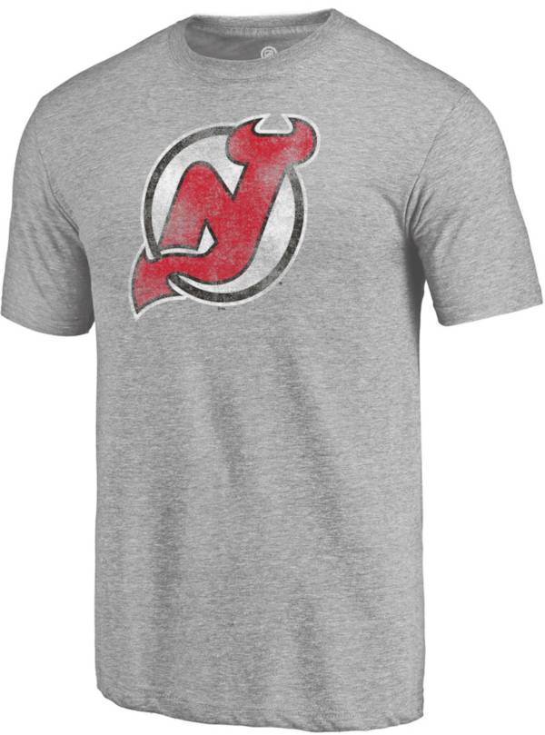 NHL New Jersey Devils Core Grey Tri-Blend T-Shirt