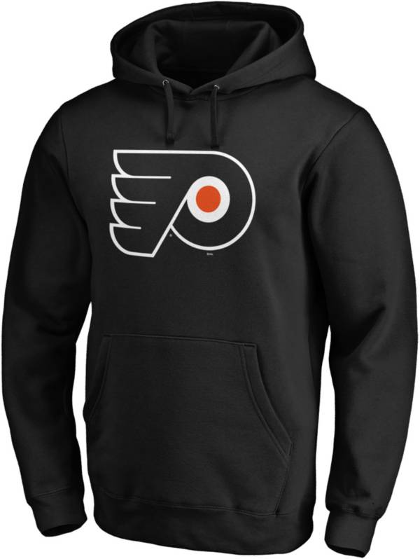 NHL Philadelphia Flyers Logo Black Pullover Hoodie
