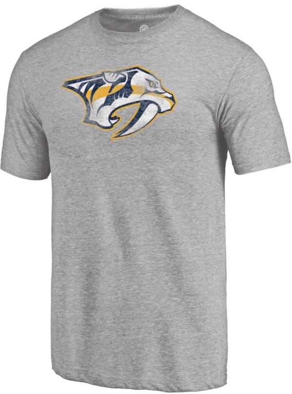 NHL Nashville Predators Core Grey Tri-Blend T-Shirt