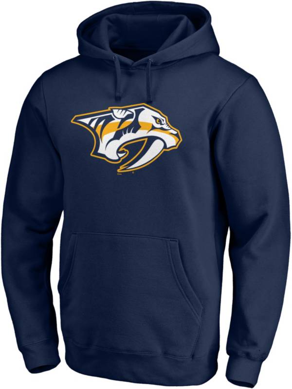 NHL Nashville Predators Logo Navy Pullover Hoodie