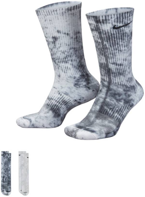 Nike Everyday Plus Cushioned Tie-Dye Crew Socks - 2 Pack