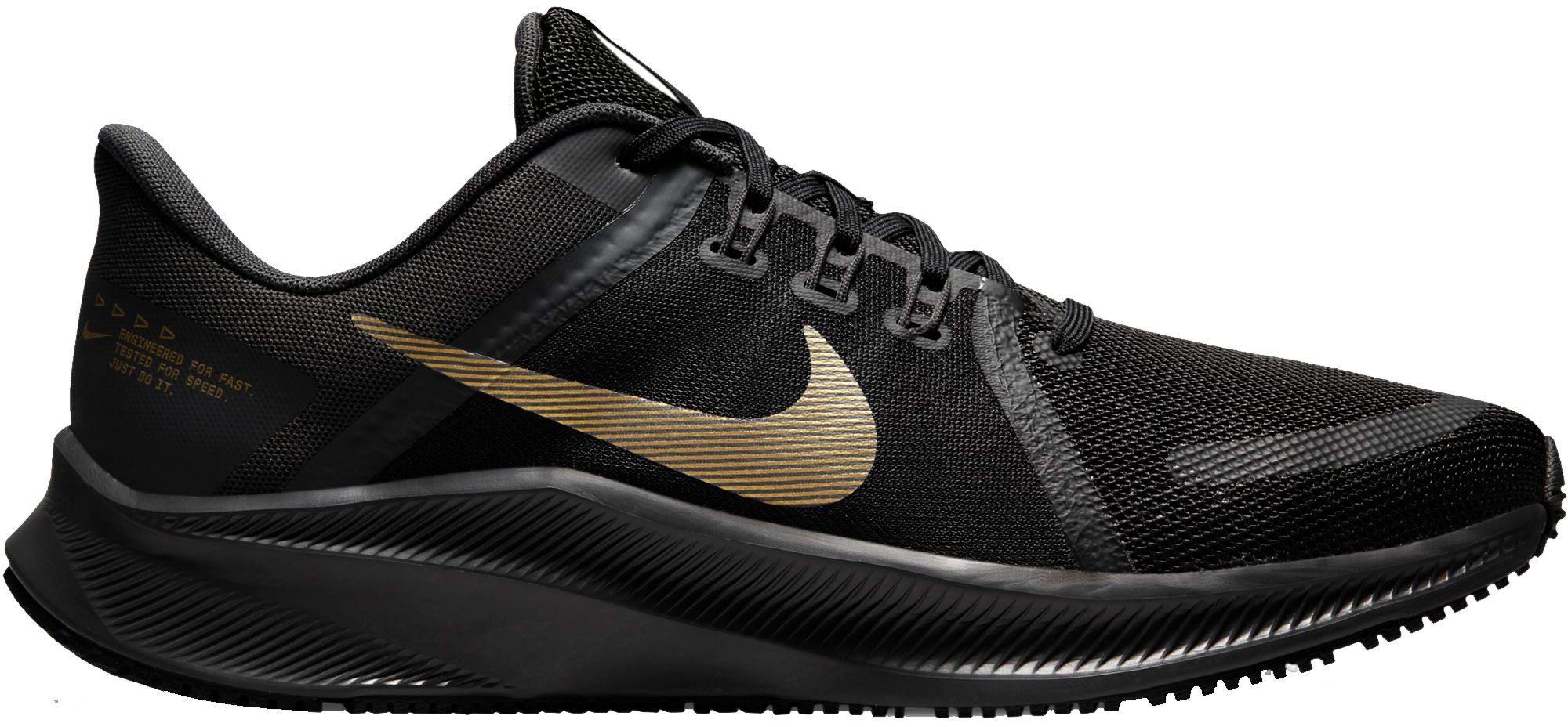 nike training shoes black and gold