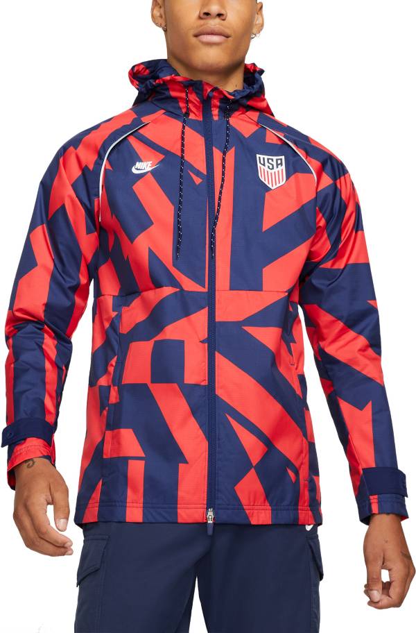 Nike Men's USA Soccer AWF Red Jacket