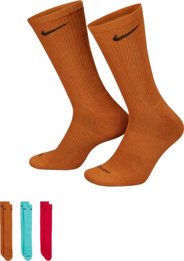 Nike Dri-FIT Everyday Plus Cushion Color Crew Socks - 3 Pack