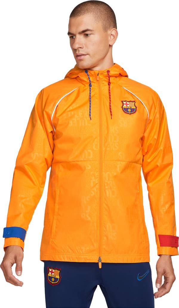Nike FC Barcelona Orange AWF Jacket
