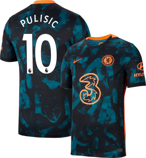 Nike Men's Chelsea Christian Pulisic #10 FC '21 Breathe Stadium Third Replica Jersey