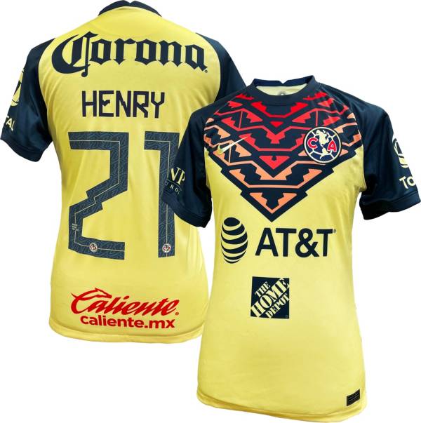 Nike Club America '21 Henry Martín #21 Breathe Stadium Home Replica Jersey