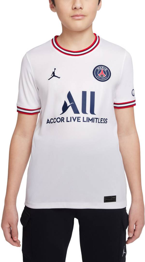 Jordan Youth Paris Saint-Germain '21 Breathe Stadium Fourth Replica Jersey
