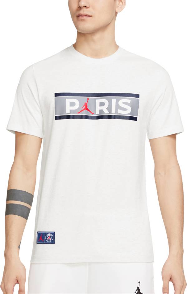 Jordan Paris Saint-Germain '21 Grey T-Shirt