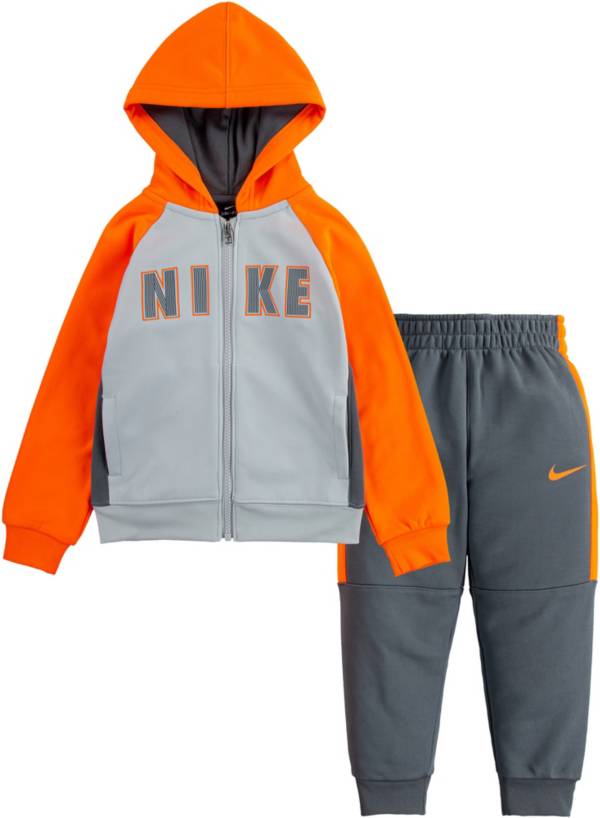 Nike Toddler Colorblock Therma-FIT Hoodie and Pants Set