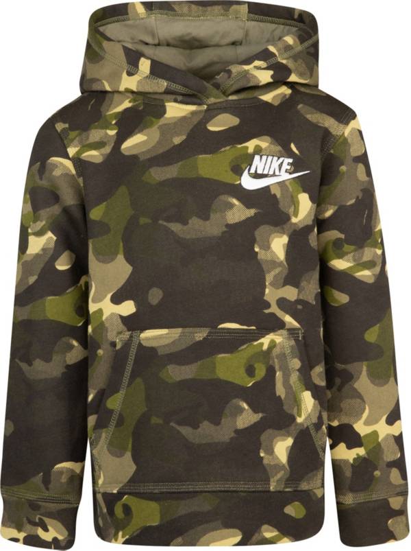 Nike Toddler Club Fleece All Over Print Hoodie