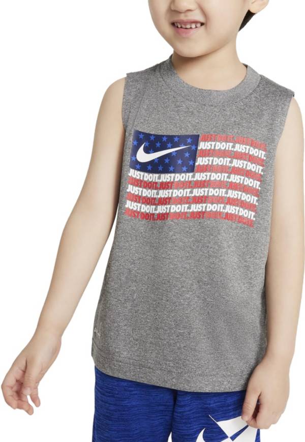 Nike Little Boys' Just Do It Flag Muscle Tank Top