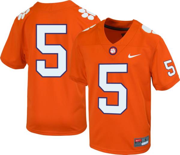 Nike Toddler Clemson Tigers #5 Orange Replica Football Jersey