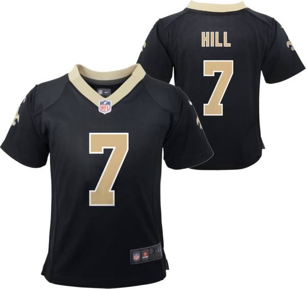 Nike Toddler New Orleans Saints Taysom Hill #7 Black Game Jersey