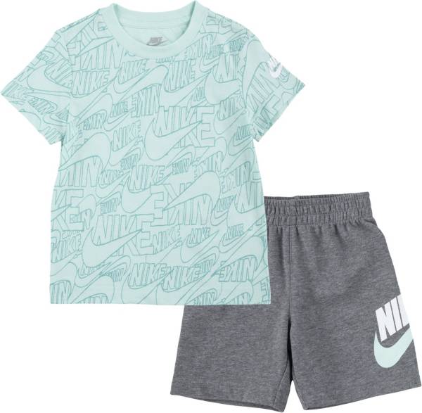 Nike Toddler NSW Read AOP T-Shirt And Shorts Set