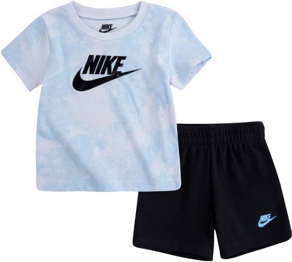 Nike Little Boys' Sportswear Washed T-Shirt and Shorts Set