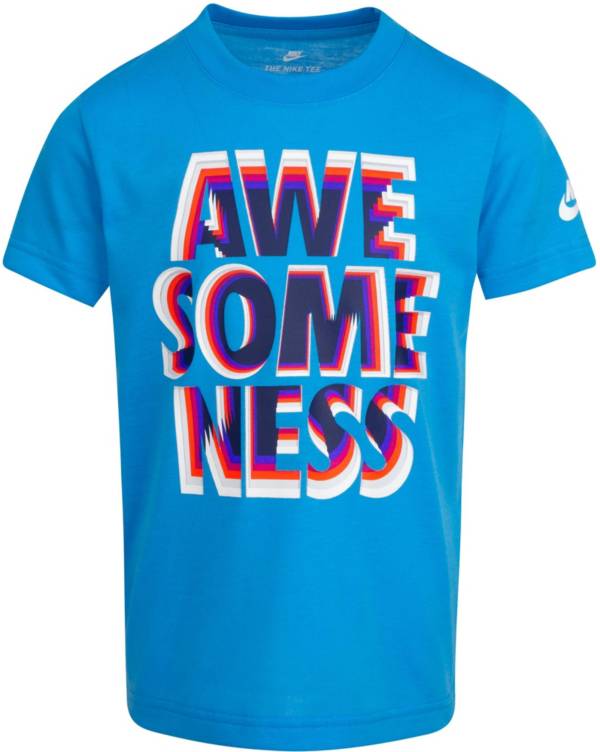 Nike Little Boys' Awesomeness Graphic T-Shirt